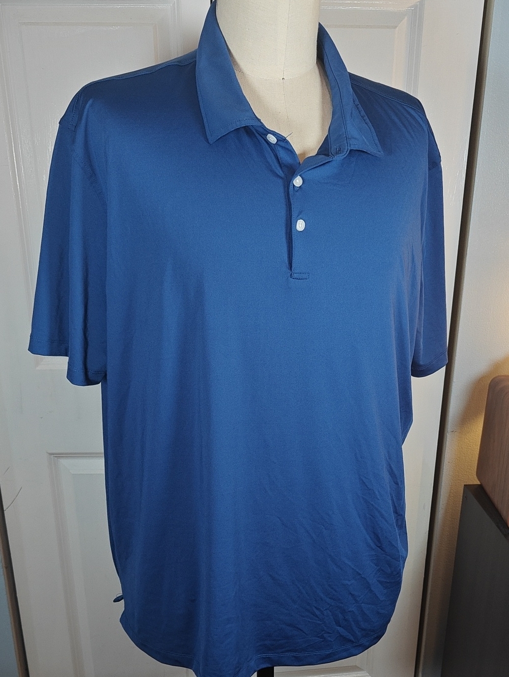 Jos A Bank Men Royal Blue Short Sleeve Polo Shirt XXL